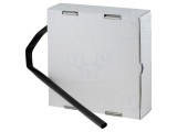 Manşon termocontractabil cu adeziv, 3.2mm, negru - 5m