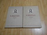 N. BALCESCU--OPERE - 2 VOL. - 1953