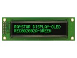 Afișaj OLED Alfanumeric 20x2 Verde 116x37x9.8mm