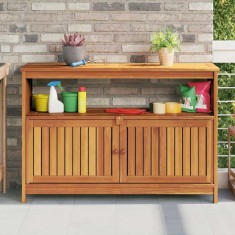 vidaXL Masă consolă, 110x35x75 cm, lemn masiv de acacia