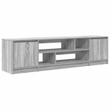 Cumpara ieftin Comoda TV, gri sonoma, 188,5x41x50 cm, lemn prelucrat