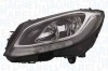 Far Mercedes Clasa C W205, 01.2014-, partea Stanga, electric, tip bec H7+H7+PWY24W, cu motoras, cu lumini de zi cu LED, Magneti Marelli, AL Automotive Lighting