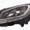 Far Mercedes Clasa C W205, 01.2014-, partea Stanga, electric, tip bec H7+H7+PWY24W, cu motoras, cu lumini de zi cu LED, Magneti Marelli
