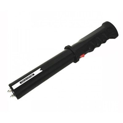 Baston cu electrosoc si lanterna foto