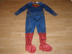 costum carnaval serbare superman pentru copii de 8-9 ani foto