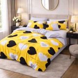 Lenjerie de pat bumbac 6 piese - Yellow