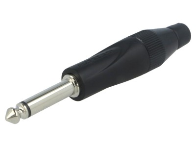 Conector Jack 6,3mm Mono pe cablu foto