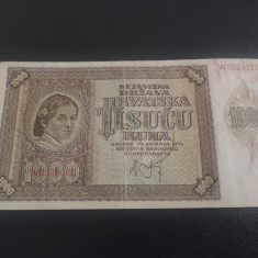 Bancnota 1000 kuna 1941 Croația