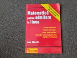 MATEMATICA PENTRU ADMITERE IN LICEU IOAN DANCILA