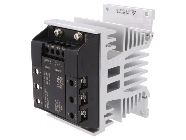 Releu Semiconductor 50A 3-Fazat 48-480VAC Montare Panou