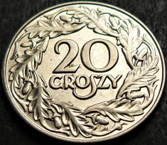 Moneda istorica 20 GROSZY - POLONIA, anul 1923 * cod 921 = excelenta