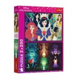 Cumpara ieftin Puzzle Trefl Disney - Frumoasele printese, 2 x 200 piese