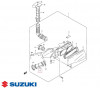 Racord carburator - filtru aer (cot carburetor) original Suzuki AN 125 (95-00) - AN 150 (95-99) 4T AC 125-150cc