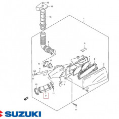 Racord carburator - filtru aer (cot carburetor) original Suzuki AN 125 (95-00) - AN 150 (95-99) 4T AC 125-150cc