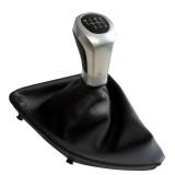 Nuca schimbator viteze cu manson AERZETIX, piele sintetica, cu un cadru, compatibil cu Bmw Series 1 E81 E82