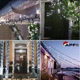 Cumpara ieftin Instalatie LED Alb Rece 100m APF &ndash; 8 Moduri, pe Rola, Interior/Exterior