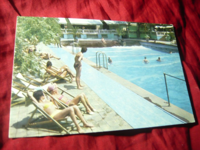 Ilustrata Bucuresti Strandul Lido , circ.1969