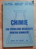 Chimie 200 probleme rezolvate pentru gimnaziu- Silvia Jerghiuta, Veronica Artenie