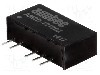 Convertor de tensiune, DC-DC, intrare 10,8...13,2V DC, iesire 12V DC, putere 2W, AIMTEC - AM2D-1212DZ