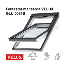 Fereastra mansarda Velux GLU 0061B poliuretan, 3 sticle, maner jos