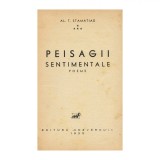 Al. T. Stamatiad, Peisagii sentimentale, cu autograf, 1935