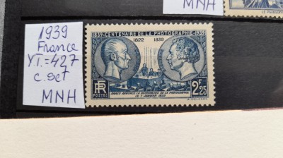 1939-Franta-YT427 - MNH foto