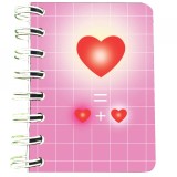 Cumpara ieftin Carnet Spira Matematica roz 7x10cm, 75 foi veline, Hartie 90g/mp, Coperta Lucioasa, Brand Soapta Stelelor