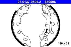 ATE 03.0137-0506.2 Set saboti frana