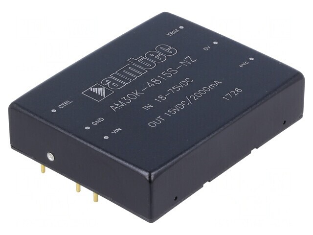 Convertor DC/DC 30W 36-75V la 15V 2A