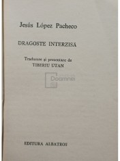 Jesus Lopez Pacheco - Dragoste interzisa (Editia: 1971) foto