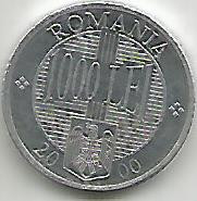 No(3) moneda-ROMANIA-100 LEI 2000 foto