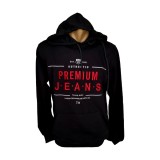 Hanorac model premium negru - S