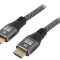 Cablu HDMI 2.1 Textil 2m Negru