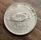 C50 - Moneda foarte veche - Uganda - 200 shillings - 2008