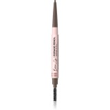 Cumpara ieftin Eveline Cosmetics Brow &amp; Go! creion pentru spr&acirc;ncene rezistent la apă perie 2 in 1 culoare Taupe 4 g