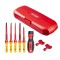 Set 8 surubelnite izolate VDE 1000V cu maner unic, Topmaster 220139