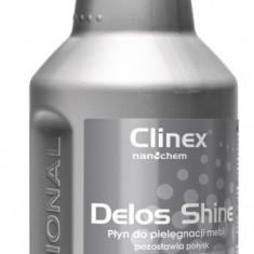 Clinex Delos Shine, 1 Litru, Cu Pulverizator, Solutie Pentru Curatare Si Stralucire Mobila