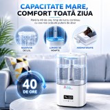Umidificator de Aer Ultrasonic SofiaCONCEPT&reg;, 5.5 L, Aromaterapie, Oprire Automata, Silentios, White Pearl