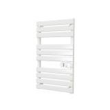 Radiator electric prosoape Leziter 500W Alb, Aluminiu, 8m&sup2;, IP24, Uscare Rapida 2h