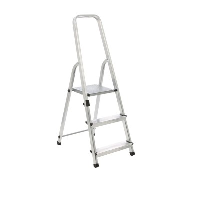 Scara aluminiu DRALD3, 1 x 3 trepte, inaltime 1.1 m, 125 kg foto