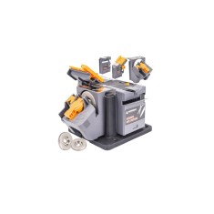 Aparat de ascutit cutite, foarfeci, dalti, multifunctional 3 in 1, 170 W, Powermat foto
