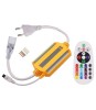 Controller si telecomanda pentru banda LED flexibila 10mm 230V RGB, Oem