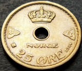 Cumpara ieftin Moneda istorica 25 ORE - NORVEGIA, anul 1924 * cod 303, Europa