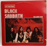 Black Sabbath &lrm;&ndash; Attention! Black Sabbath Volume One VG+ / VG+ vinil LP disc hard rock WWA UK 1975