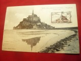 Ilustrata Mont Saint Michel - Vedere generala Franta cca.1935, Necirculata, Printata