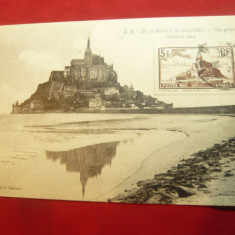 Ilustrata Mont Saint Michel - Vedere generala Franta cca.1935
