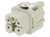 Conector HDC inserturi contact mamă 5 PIN 10A