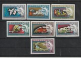 Ungaria 1974 - U.P.U., Centenar,serie 7 valori , nedantelate,, MNH, Mi.2945B-2951B