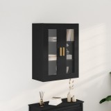 VidaXL Cabinet de perete din stejar negru - 69.5x34x90 cm