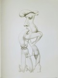 Jules PERAHIM - Compozitie Erotica 7, Litografie pe hartie Arches, 1972
